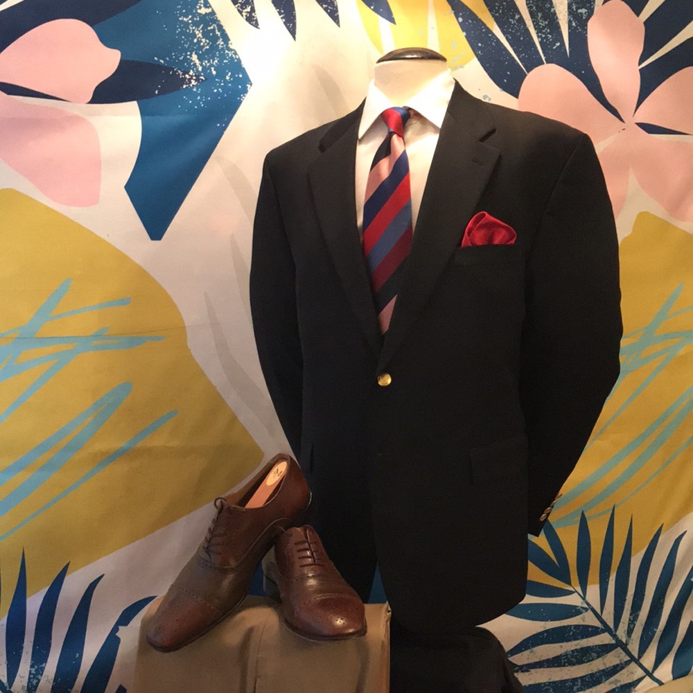 Chaps Blue Blazer
